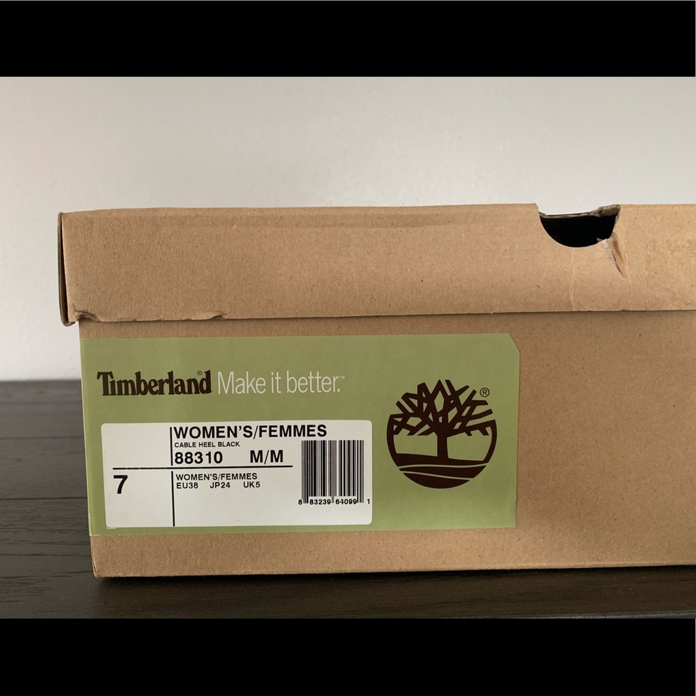 Timberland Women’s Black Cable Heel Boot - Picture 6 of 8